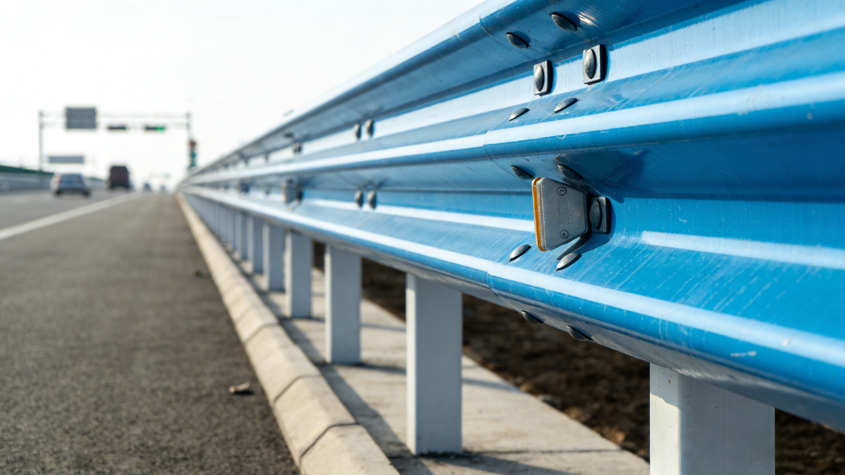 Road guardrail system
