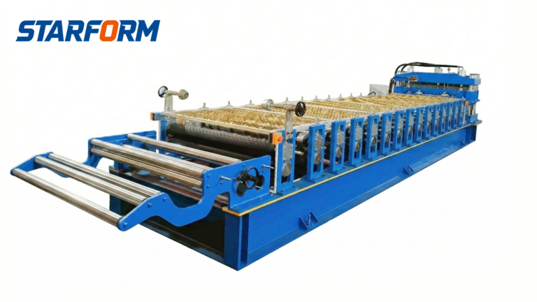 Glazed tile forming machine