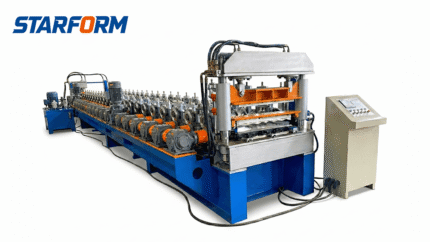 Shelf roll forming machine