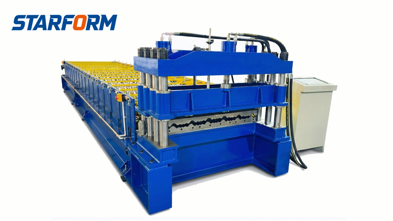 Step Tile Roll forming machine