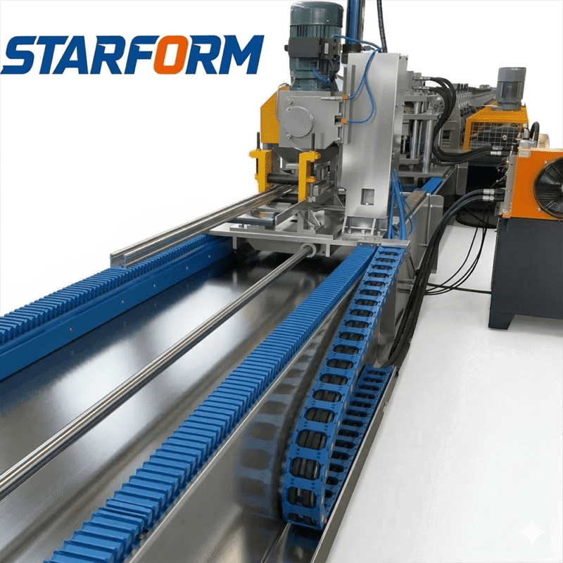 Strut roll forming machine