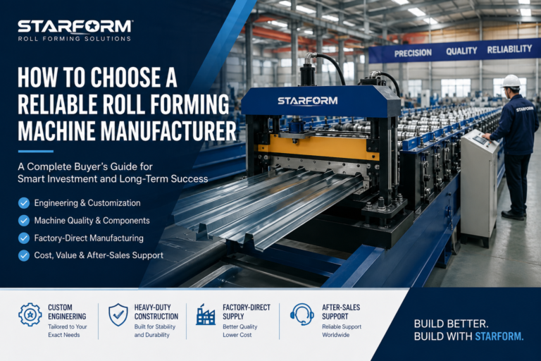 How to Choose a Reliable Roll Forming Machine Manufacturer