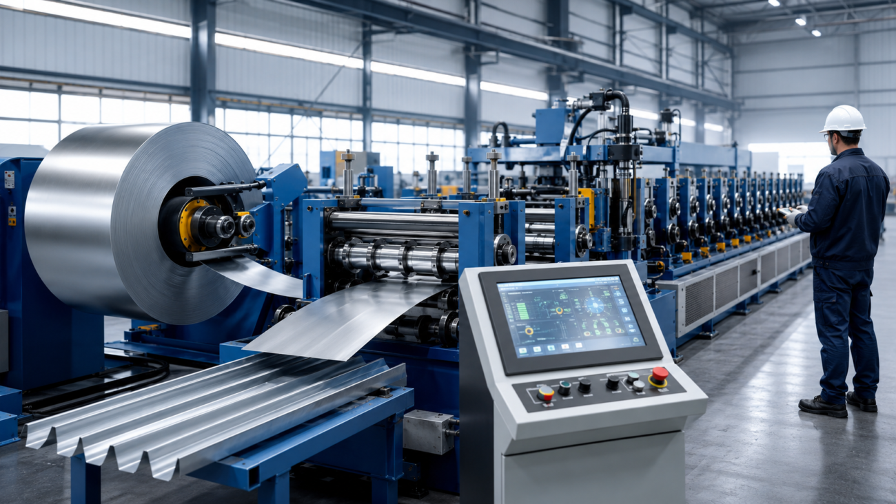 PLC Control in Roll Forming Machines Why It Matters for Production Accuracy