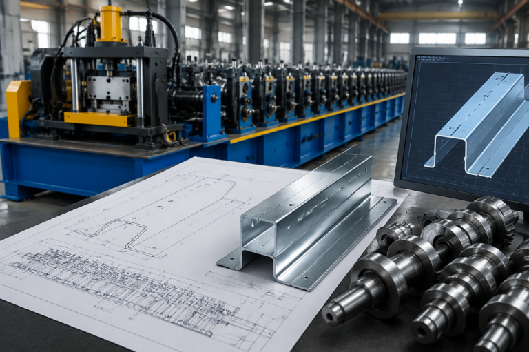 Custom Roll Forming Production Line Built Around Your Profile Drawing