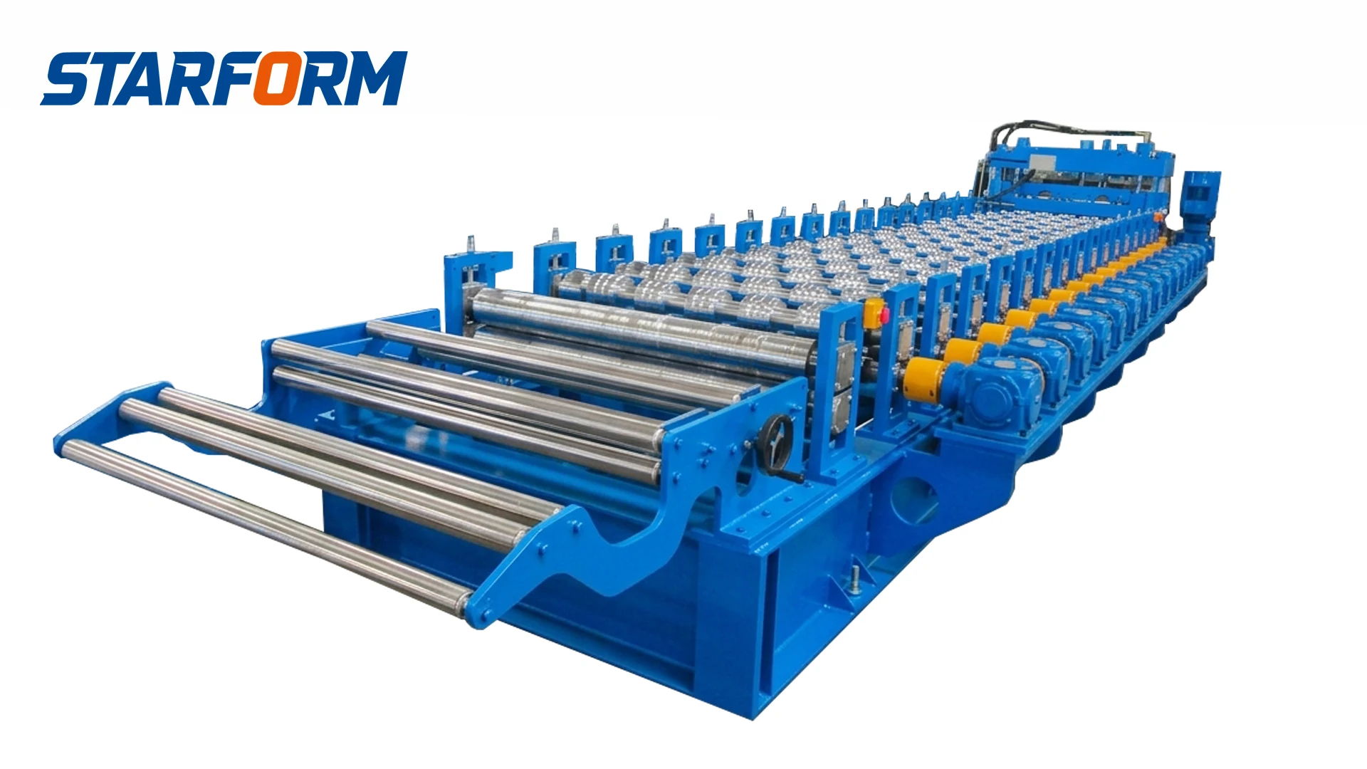 metal step tile roofing machine