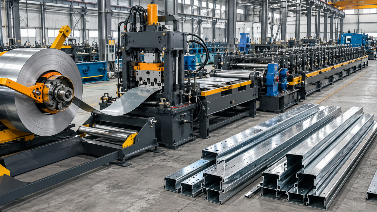 Pre Punching and Pre Cutting Purlin Line Explained