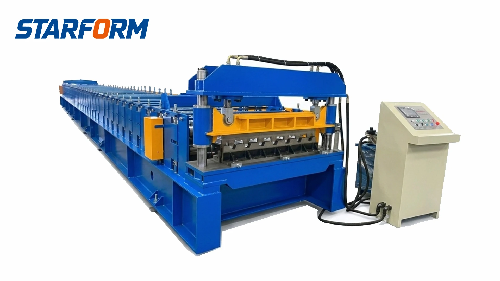 Versa-Dek metal decking Machine