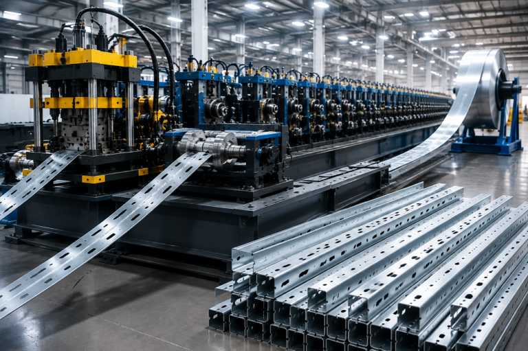 Sourcing Solar Strut Channel Roll Forming Machine: Gearbox vs Chain Drive